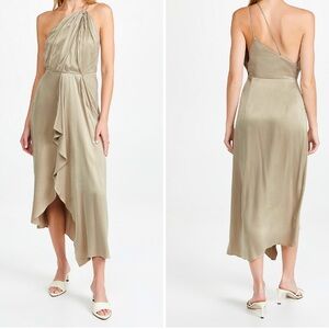 Significant Other - Athena Asymmetrical Midi Dress Size 10